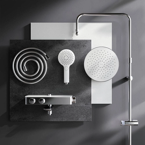 Душевая система AM.PM Inspire V2.0 F0750A500 с термостатом, d 250 Душевая система AM.PM Inspire V2.0 F0750A500 с термостатом, d 250