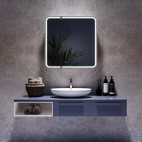 Зеркальный шкаф SILVER MIRRORS 805x800 Alliance - BLACK (LED-00002611) Зеркальный шкаф SILVER MIRRORS 805x800 Alliance - BLACK (LED-00002611)