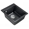 Кухонная мойка Milacio Murcia 42 Cuarzo (MC.77041), черный матовый