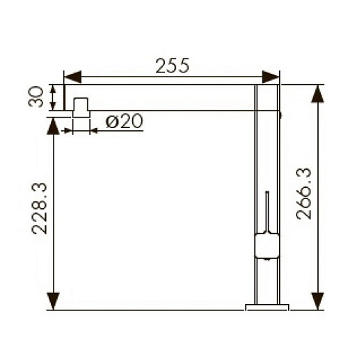 Смеситель для кухни Kaiser 30044 хром Смеситель для кухни Kaiser 30044 хром