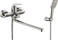 Смеситель для ванны Rush Palm PL2530-51 хром, с длинным поворотным изливом Смеситель для ванны Rush Palm PL2530-51 хром, с длинным поворотным изливом