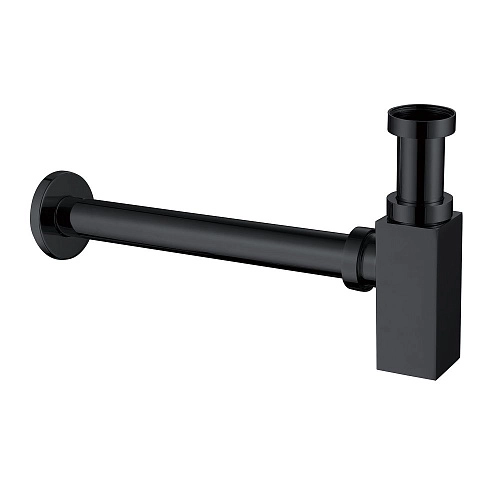 Сифон для раковины ABBER AF0031B черный матовый Сифон для раковины ABBER AF0031B черный матовый