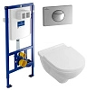 Комплект унитаз с инсталляцией и клавишей смыва Villeroy &amp; Boch O.Novo 5660D001 (5660 D0 01)