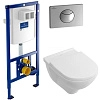 Комплект унитаз с инсталляцией и клавишей смыва Villeroy & Boch O.Novo 5660D001 (5660 D0 01) Комплект унитаз с инсталляцией и клавишей смыва Villeroy & Boch O.Novo 5660D001 (5660 D0 01)
