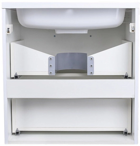 Тумба под раковину Style Line Каре 60 (2 ящ.) Люкс белая, PLUS СС-00002268 Тумба под раковину Style Line Каре 60 (2 ящ.) Люкс белая, PLUS СС-00002268