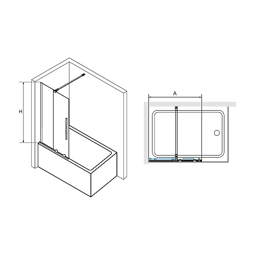 Шторка на ванну RGW Screens SC-47 1000 мм Easy Clean хром Шторка на ванну RGW Screens SC-47 1000 мм Easy Clean хром
