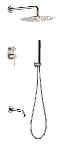 Душевая система Boheme Uno 464-2-NB скрытого монтажа никель Душевая система Boheme Uno 464-2-NB скрытого монтажа никель