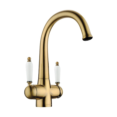 Смеситель для кухни Omoikiri Okinawa-2-AB 4994254 Смеситель для кухни Omoikiri Okinawa-2-AB 4994254