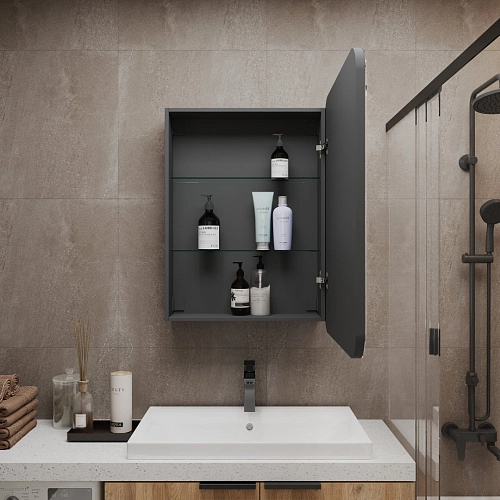 Зеркальный шкаф Silver mirrors ФИДЖИ-шкаф 60 с часами и сменой цветалевый LED-00002594 Зеркальный шкаф Silver mirrors ФИДЖИ-шкаф 60 с часами и сменой цветалевый LED-00002594