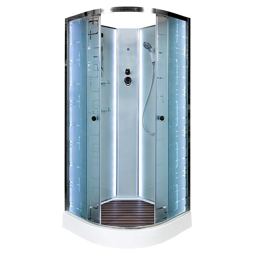 Душевая кабина Dto EM1590N LED (EM1590NLED) 90x90 см Душевая кабина Dto EM1590N LED (EM1590NLED) 90x90 см