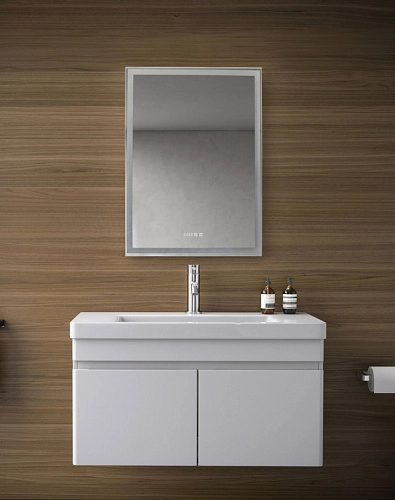 Зеркальный шкаф Silver mirrors Киото 50 с часами и сменой цвета (LED-00002356) Зеркальный шкаф Silver mirrors Киото 50 с часами и сменой цвета (LED-00002356)