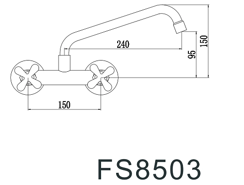 Смеситель для кухни Fmark (FS8503) Смеситель для кухни Fmark (FS8503)