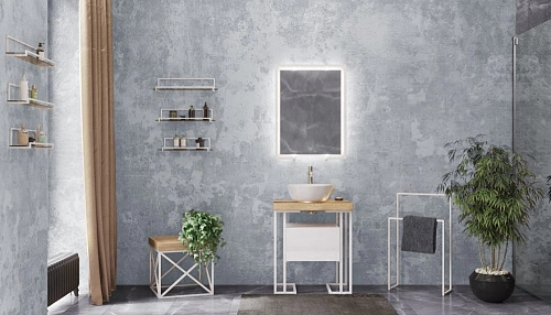 Полотенцедержатель Velvex металлический 45 White plGEL.45-58 Полотенцедержатель Velvex металлический 45 White plGEL.45-58