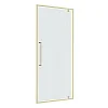 Душевая дверь Niagara Nova NG-45-9ASG (90х195) распашная, золото сатин, стекло прозрачное