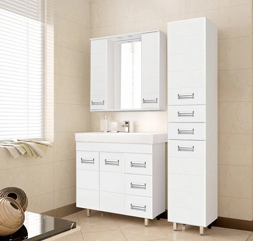 Зеркальный шкаф Style Line Ирис 900/С Зеркальный шкаф Style Line Ирис 900/С