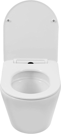 Унитаз подвесной Aquanet Atago 3.0 Tornado 00348006 с сиденьем, белый