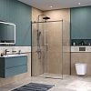 Душевой уголок BelBagno SOFT_CLOSE-2-AH-1-130/80-C-GM 130x80 см, профиль оружейная сталь, стекло прозрачное Душевой уголок BelBagno SOFT_CLOSE-2-AH-1-130/80-C-GM 130x80 см, профиль оружейная сталь, стекло прозрачное