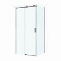 Душевой уголок BelBagno SOFT_CLOSE-2-AH-1-100/80-C-GM 100x80 см, профиль оружейная сталь, стекло прозрачное Душевой уголок BelBagno SOFT_CLOSE-2-AH-1-100/80-C-GM 100x80 см, профиль оружейная сталь, стекло прозрачное