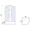 Душевая кабина River AMUR Б/К 90/46 МТ 10000001375 Душевая кабина River AMUR Б/К 90/46 МТ 10000001375