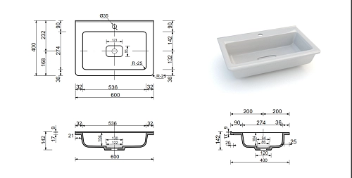 Тумба под раковину Style Line Марелла 60 Люкс антискрейтч серый, PLUS подвесная СС-00002406 Тумба под раковину Style Line Марелла 60 Люкс антискрейтч серый, PLUS подвесная СС-00002406