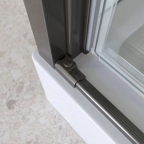 Душевой уголок BelBagno MARINO-2-AH-1-110/80-C-GM 110x80 см, профиль оружейная сталь, стекло прозрачное Душевой уголок BelBagno MARINO-2-AH-1-110/80-C-GM 110x80 см, профиль оружейная сталь, стекло прозрачное