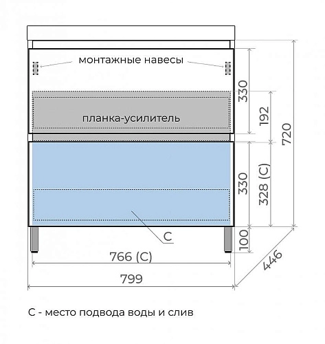 Тумба под раковину Style Line Манхэттен 80 см ЛС-00002371 напольная, белый матовый Тумба под раковину Style Line Манхэттен 80 см ЛС-00002371 напольная, белый матовый