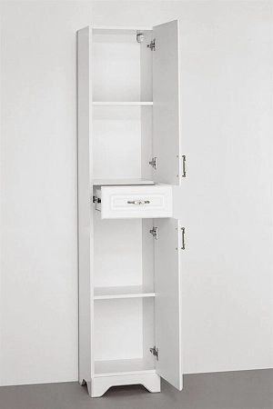 Шкаф-пенал Style Line Олеандр-2 белый ЛС-00000210 Шкаф-пенал Style Line Олеандр-2 белый ЛС-00000210