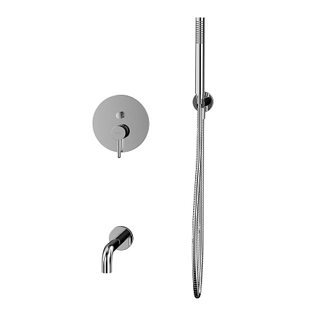 Смеситель для ванны WHITECROSS Y YSET06CR (хром) скрытого монтажа