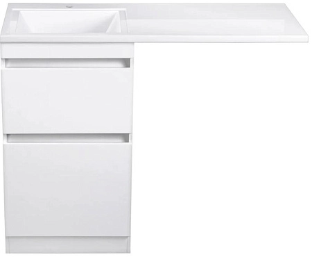 Тумба под раковину Style Line Даллас 110, Люкс белая, PLUS СС-00000438 Тумба под раковину Style Line Даллас 110, Люкс белая, PLUS СС-00000438