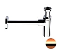 Сифон для раковины Remer 958LRL, медь глянцевая Сифон для раковины Remer 958LRL, медь глянцевая