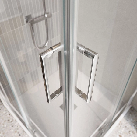 Душевой уголок BelBagno LUCE-A-2-80-C-Cr