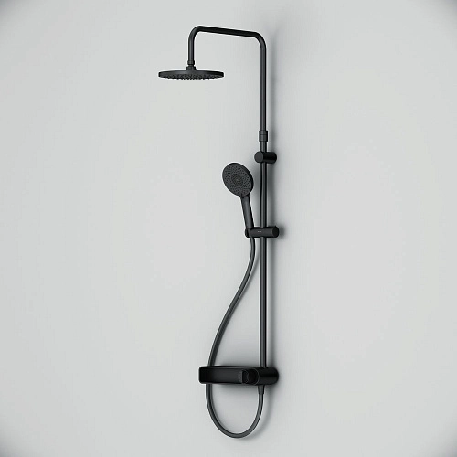 Душевая система AM.PM X-Joy F0785A622 верхний душ 220мм, черный Душевая система AM.PM X-Joy F0785A622 верхний душ 220мм, черный