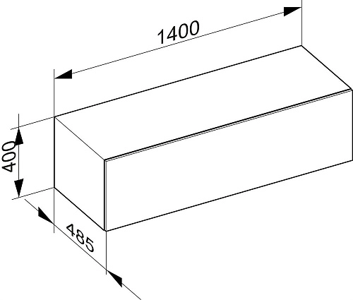 Тумба под раковину Keuco Edition 90 39029550000, 1400х400х485 мм, цвет: светлое дерево Тумба под раковину Keuco Edition 90 39029550000, 1400х400х485 мм, цвет: светлое дерево