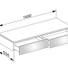 Тумба под раковину Keuco Edition 400 31764YY0000, 1400х199х535 мм Тумба под раковину Keuco Edition 400 31764YY0000, 1400х199х535 мм
