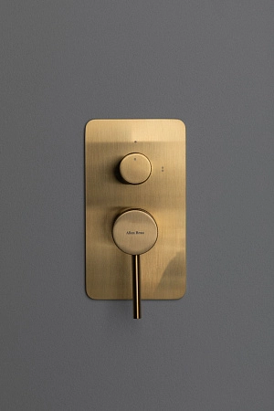 Смеситель для ванны Allen Brau Priority 5.31011-GB (с внутренней частью, 2 выхода) золото