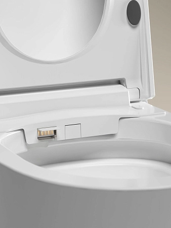 Унитаз подвесной Allen Brau Smart 4.I1001.20 с крышкой, белый, с функцией биде