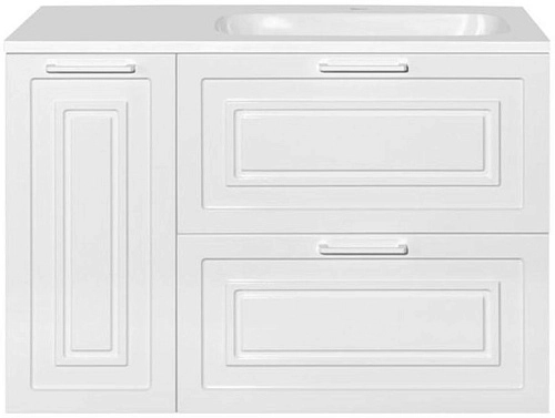 Тумба под раковину Style Line Альба (2 ящ./корзина) Барселона 90 Правая Люкс, белый, PLUS ЛС-000010054 Тумба под раковину Style Line Альба (2 ящ./корзина) Барселона 90 Правая Люкс, белый, PLUS ЛС-000010054