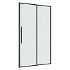 Душевая дверь Niagara Nova NG-34-12AGR (120х195) раздвижная, графит, стекло прозрачное