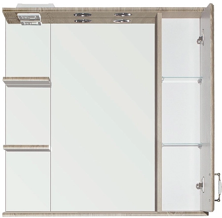 Зеркальный шкаф Style Line Олеандр-2 800/С, Люкс Карпатская ель ЛС-000010027 Зеркальный шкаф Style Line Олеандр-2 800/С, Люкс Карпатская ель ЛС-000010027