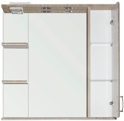 Зеркальный шкаф Style Line Олеандр-2 800/С, Люкс Карпатская ель ЛС-000010027 Зеркальный шкаф Style Line Олеандр-2 800/С, Люкс Карпатская ель ЛС-000010027