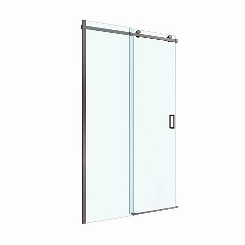 Душевая дверь BelBagno SOFT_CLOSE-2-BF-1-130-C-GM 130 см, профиль оружейная сталь, стекло прозрачное Душевая дверь BelBagno SOFT_CLOSE-2-BF-1-130-C-GM 130 см, профиль оружейная сталь, стекло прозрачное