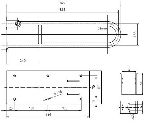 Поручень Bemeta HELP program 301102082 Поручень Bemeta HELP program 301102082