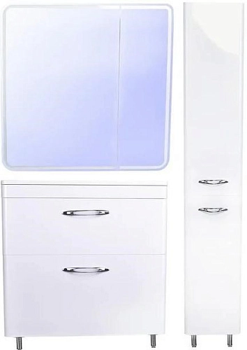 Зеркальный шкаф Style Line Каре 80x80 с подсветкой, сенсор на зеркале СС-00002276 Зеркальный шкаф Style Line Каре 80x80 с подсветкой, сенсор на зеркале СС-00002276