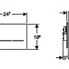 Клавиша смыва Geberit 116.090.SM.1 Sigma80,бесконтактная, зеркальное стекло Клавиша смыва Geberit 116.090.SM.1 Sigma80,бесконтактная, зеркальное стекло