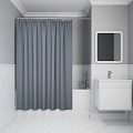 Штора для ванны IDDIS (DW03P18i11) 200х180 см, полиэстер серый Штора для ванны IDDIS (DW03P18i11) 200х180 см, полиэстер серый