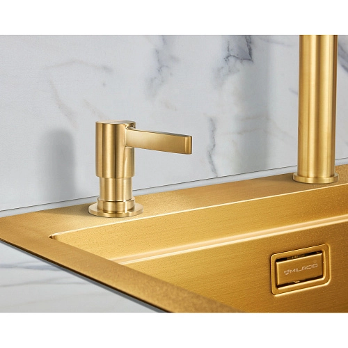 Дозатор жидкого мыла Milacio MCU.933.GD, золото Дозатор жидкого мыла Milacio MCU.933.GD, золото