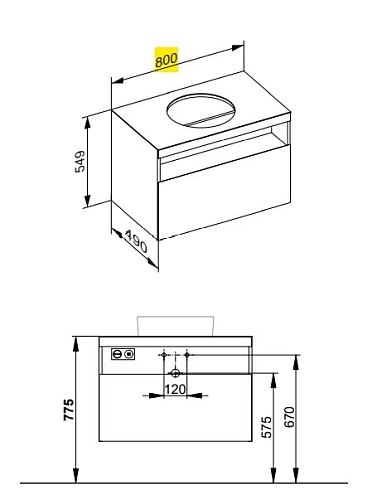 Тумба под раковину Keuco Stageline 32864300000 Тумба под раковину Keuco Stageline 32864300000