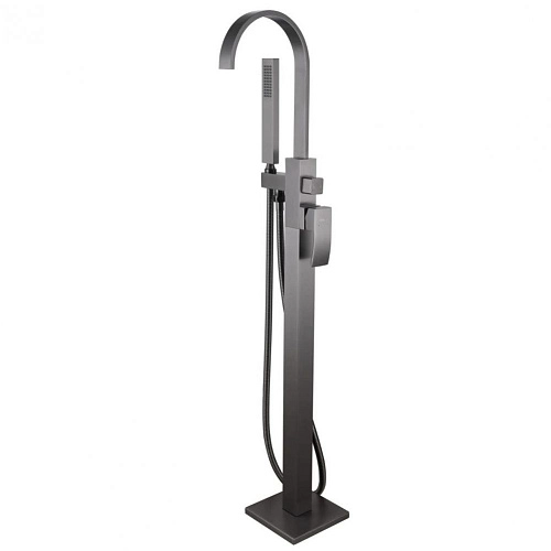 Смеситель для ванны ABBER Wasserfall AF8615NG напольный, никель Смеситель для ванны ABBER Wasserfall AF8615NG напольный, никель