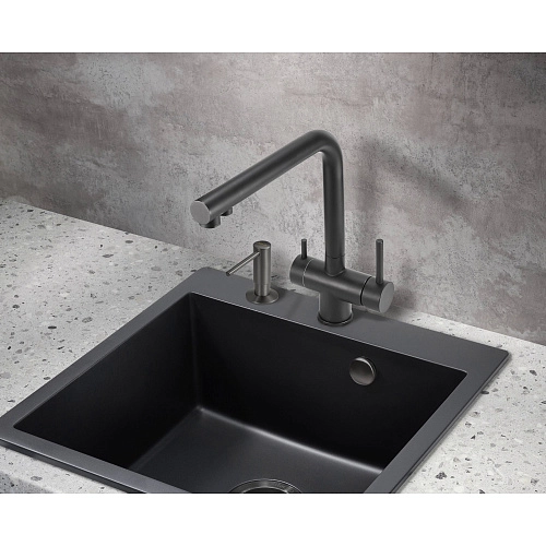 Смеситель для кухни Milacio Ultra (MCU.558.TB) под фильтр, Total Black Смеситель для кухни Milacio Ultra (MCU.558.TB) под фильтр, Total Black