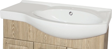 Тумба под раковину Style Line Олеандр-2 82 (3 ящ.) под раковину Коралл 82 левый, Люкс, карпатская ел ЛС-000010028 Тумба под раковину Style Line Олеандр-2 82 (3 ящ.) под раковину Коралл 82 левый, Люкс, карпатская ел ЛС-000010028